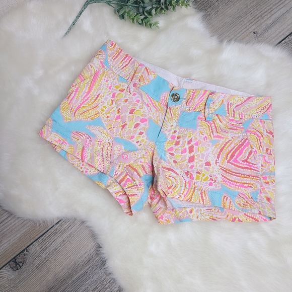 Short Bikini Bleu Imprimé Poisson Lilly Pulitzer Taille 0 - Neuf Sans étiquettes - Style Casual